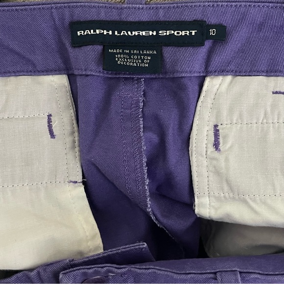 Purple Ralph Lauren Sport Shorts - 10 - Picture 2 of 8